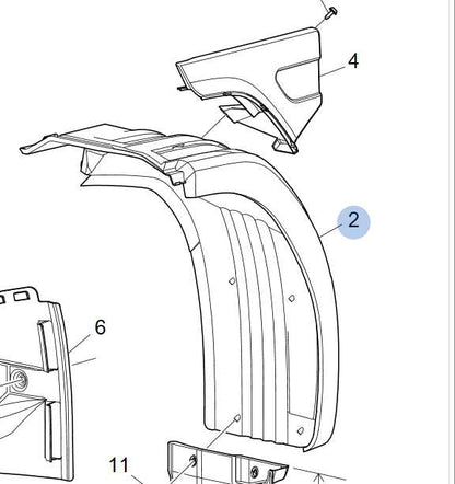 CHINA Factory Wholesale 1485488 1485487 FRONT MUDGUARD PLATE REAR FOR SCANIA FANCHANTS China Auto Parts Wholesales