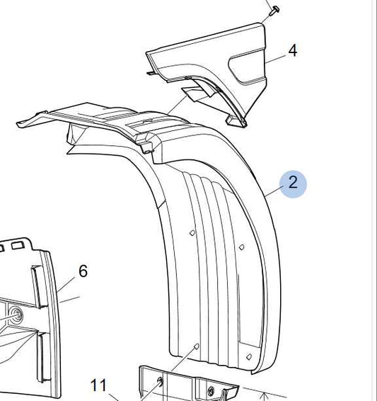 CHINA Factory Wholesale 1485488 1485487 FRONT MUDGUARD PLATE REAR FOR SCANIA FANCHANTS China Auto Parts Wholesales