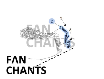 CHINA Factory Wholesale 2632261 HEAD LAMP BRACKET LH For SCANIA FANCHANTS China Auto Parts Wholesales