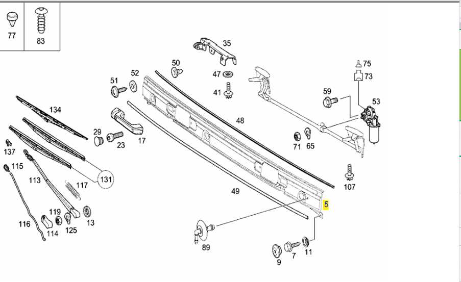 CHINA Factory Wholesale 9438240119 WIPER PANEL RHD For MERCEDES BENZ FANCHANTS China Auto Parts Wholesales