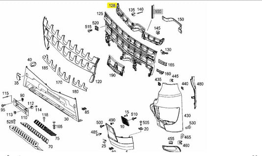 CHINA Factory Wholesale 9608806885 A9608806885 GRILLE BRACKET For MERCEDES BENZ FANCHANTS China Auto Parts Wholesales