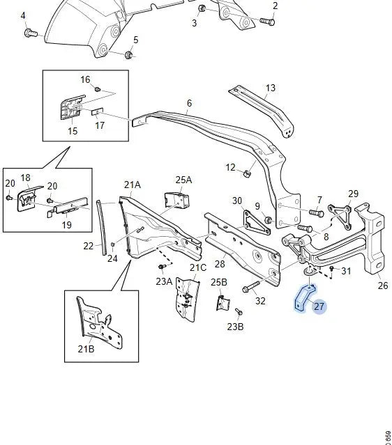 CHINA Factory Wholesale 1445425 MUFFLE BRACKET for SCANIA 1995-2016 FANCHANTS China Auto Parts Wholesales