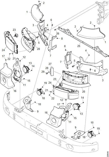 CHINA Factory Wholesale 2042181 HEAD LAMP CLIP for SCANIA 1995-2016 FANCHANTS China Auto Parts Wholesales