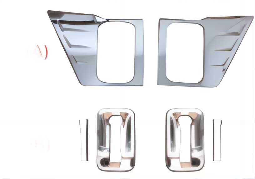 CHINA Factory Wholesale OUTSIDE HANDLE FRAME CHROME Left Right For ISUZU  NPR 2009 700P FANCHANTS China Auto Parts Wholesales