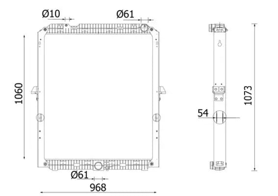 China Factory Wholesale  9605000901 9605002501 5715000301 Radiator For Mercedes Benz FANCHANTS China Auto Parts Wholesales