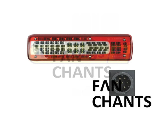 FANCHANTS 82849925 7425982262 Tail lamp, right, with reverse alarm replaces FOR Volvo FH/FM/FMX/NH 9/10/11/12/13/16 FH/FM 2012-, FMX FANCHANTS Aftermarket Auto Parts