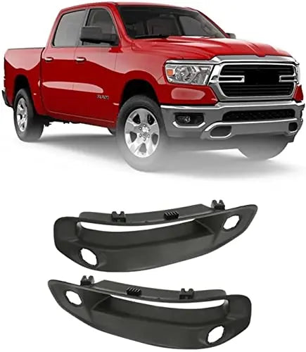 FANCHANTS 68312234AB 68312234AA Front Bumper Fog Lamp Bezel Kit Right and Left With Holes For 2019 2020 2021 Ram 1500 DT Brand: Fanchants