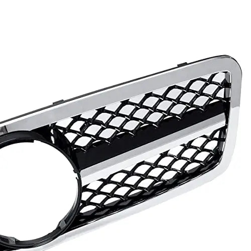 FANCHANTS AMG Style Chrome Front Bumper Benz grille For Mercedes Benz 2000 2001 2002 2003 2004 2005 2006 C CLASS W203 S203 C280 C320 C240 C200 Brand: Fanchants