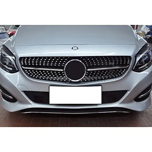 FANCHANTS Diamond Star Design Black Front Bumper Benz grille For 2015 2016 2017 2018 2019 Mercedes Benz B Class W246 B180 B200 B250 B220 Brand: Fanchants