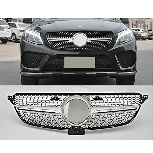 FANCHANTS Diamond Star Design Front Radiator Benz grille For 2015 2016 2017  Mercedes Benz GLE W166 GLE350 GLE400 GLE450 GLE500 GLE550 43 63 AMG