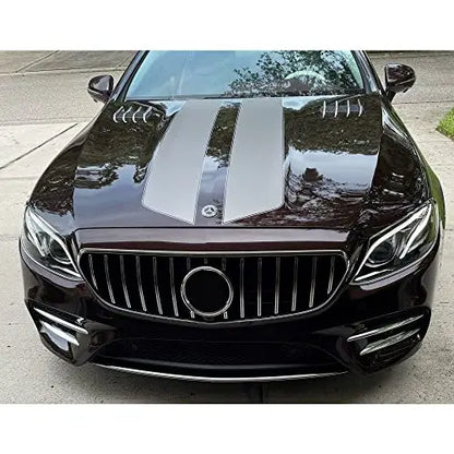 FANCHANTS GT R Style Silver Black Front Radiator Benz grille For 2016 2017 2018 2019 2020 Mercedes Benz E CLASS W213 E250 E200 E300 E400 E450 E500 E550 Brand: Fanchants